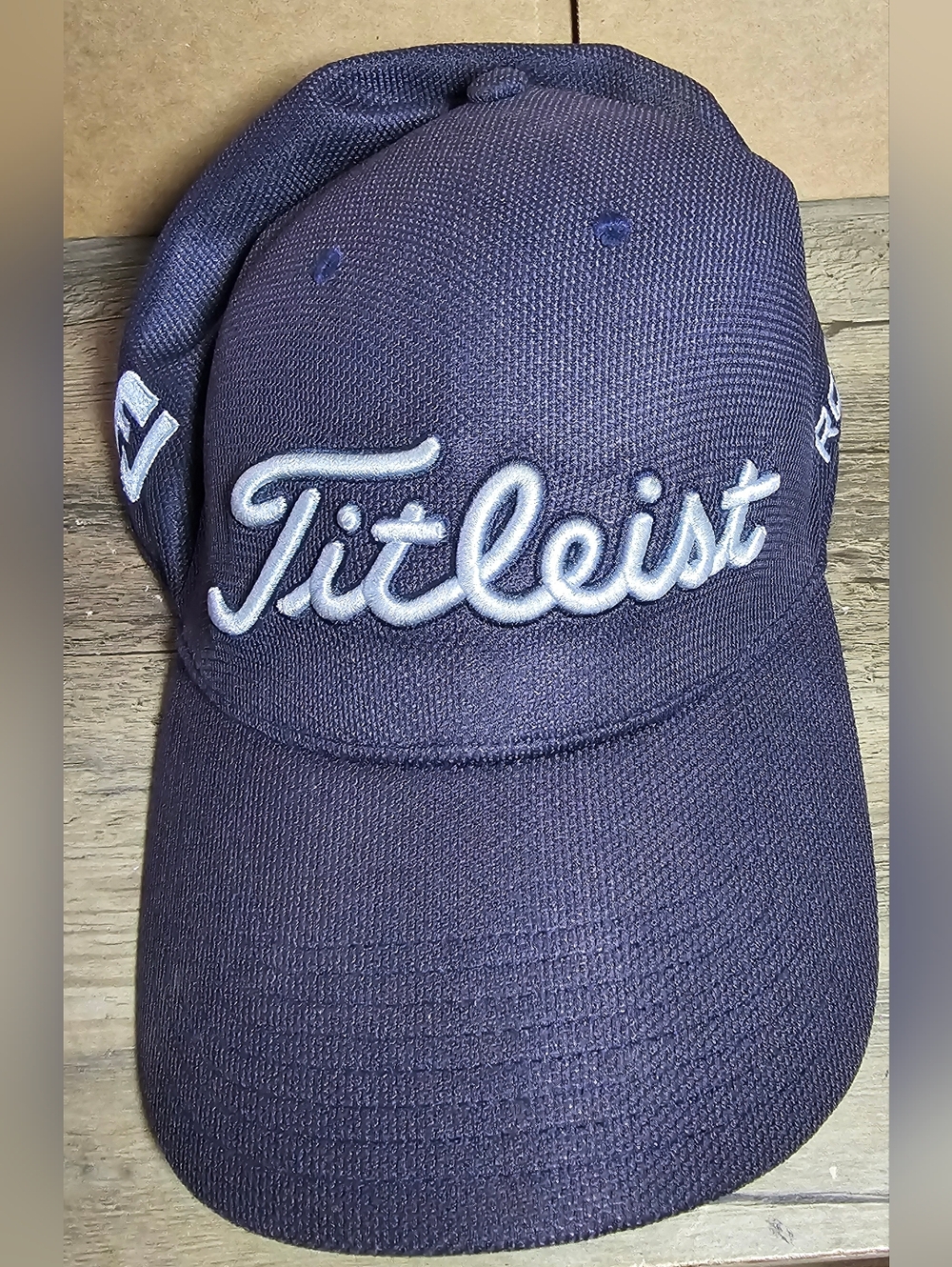Titleist Golf FJ Pro V1 Hat Cap Adjustable Strapback Navy Blue
